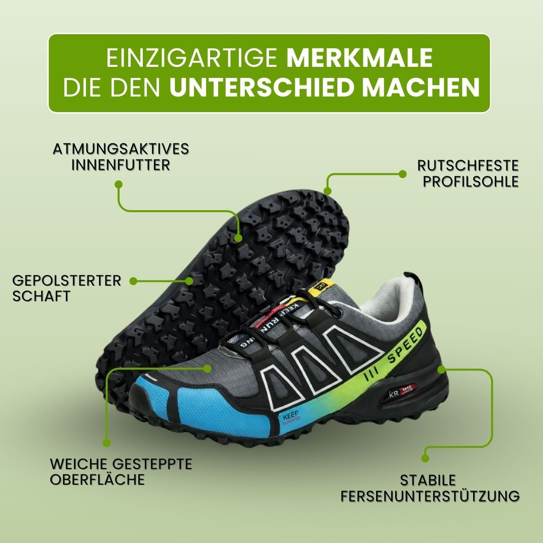 OrthoTrekking - Ergonomischer schmerzlindernder Trekking u.- Wanderschuh | Ergonomisches Design