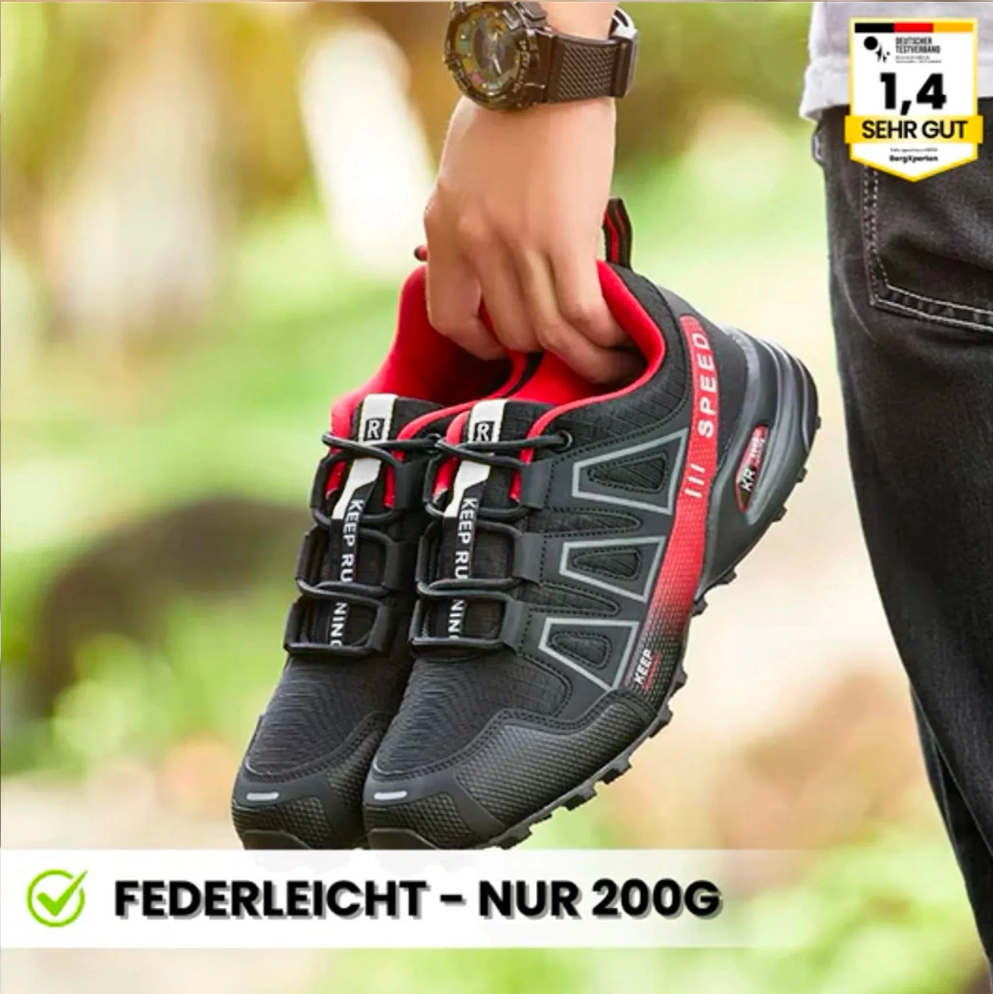 OrthoTrekking - Ergonomischer schmerzlindernder Trekking u.- Wanderschuh | Ergonomisches Design