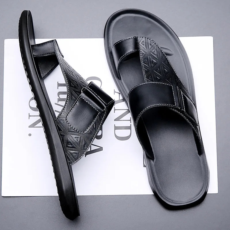 Ashmere Sandalen aus Leder