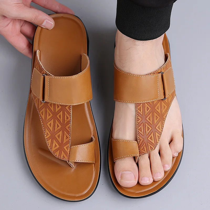 Ashmere Sandalen aus Leder