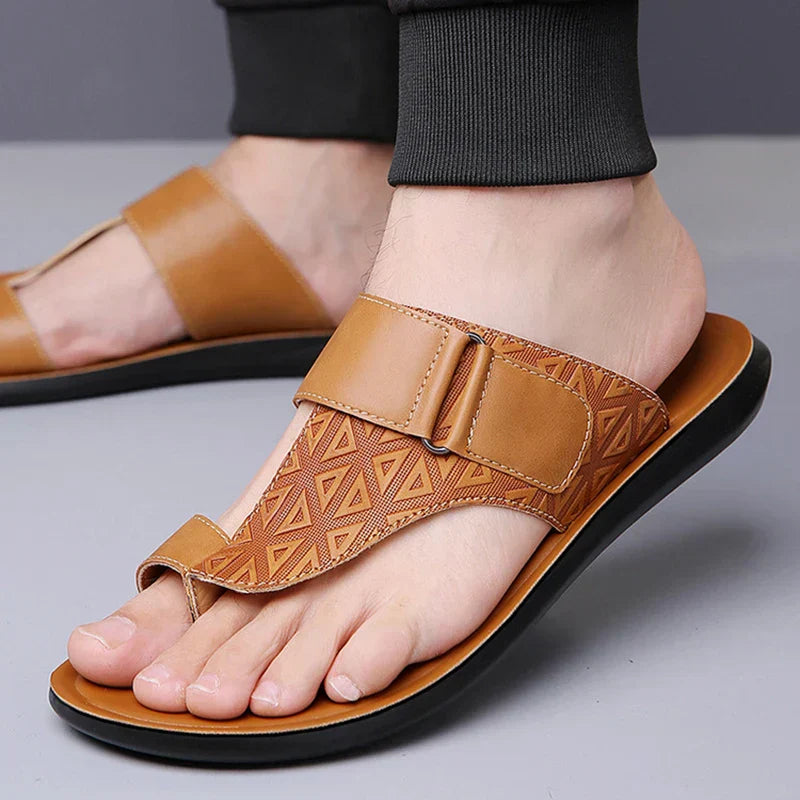 Ashmere Sandalen aus Leder
