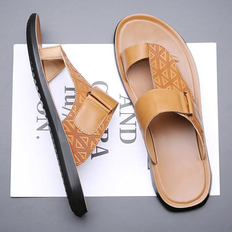 Ashmere Sandalen aus Leder