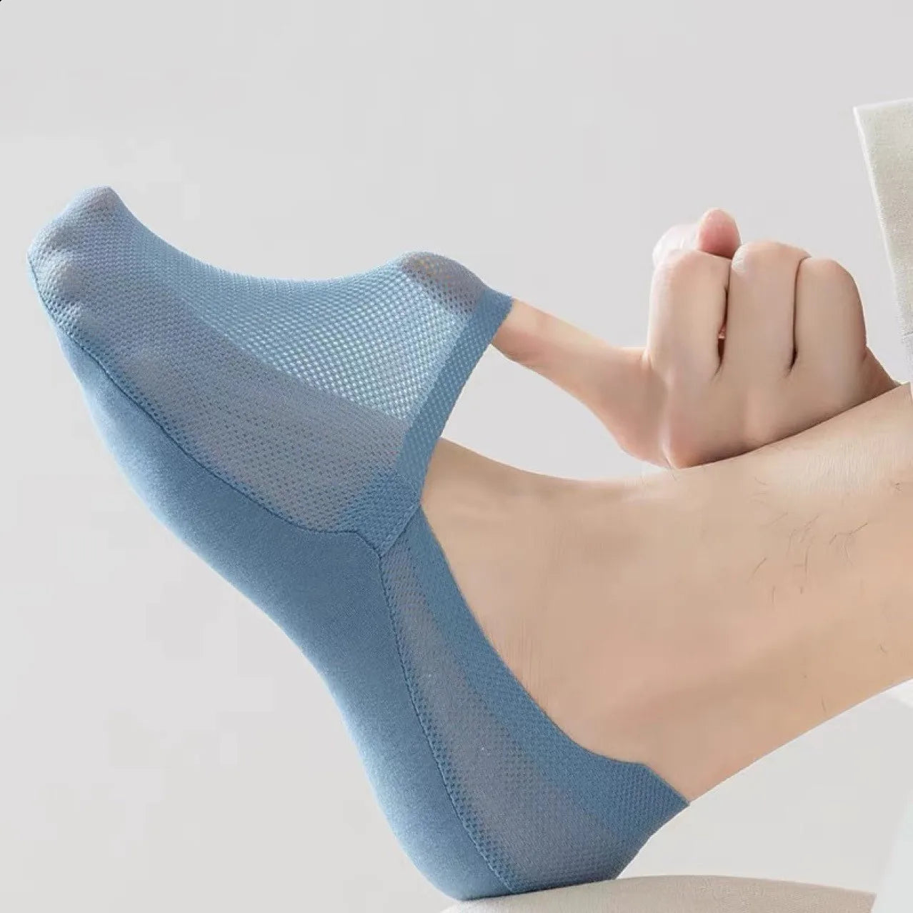 Unsichtbare atmungsaktive Anti-Rutsch-Socken
