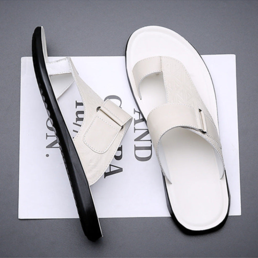 Ashmere Sandalen aus Leder