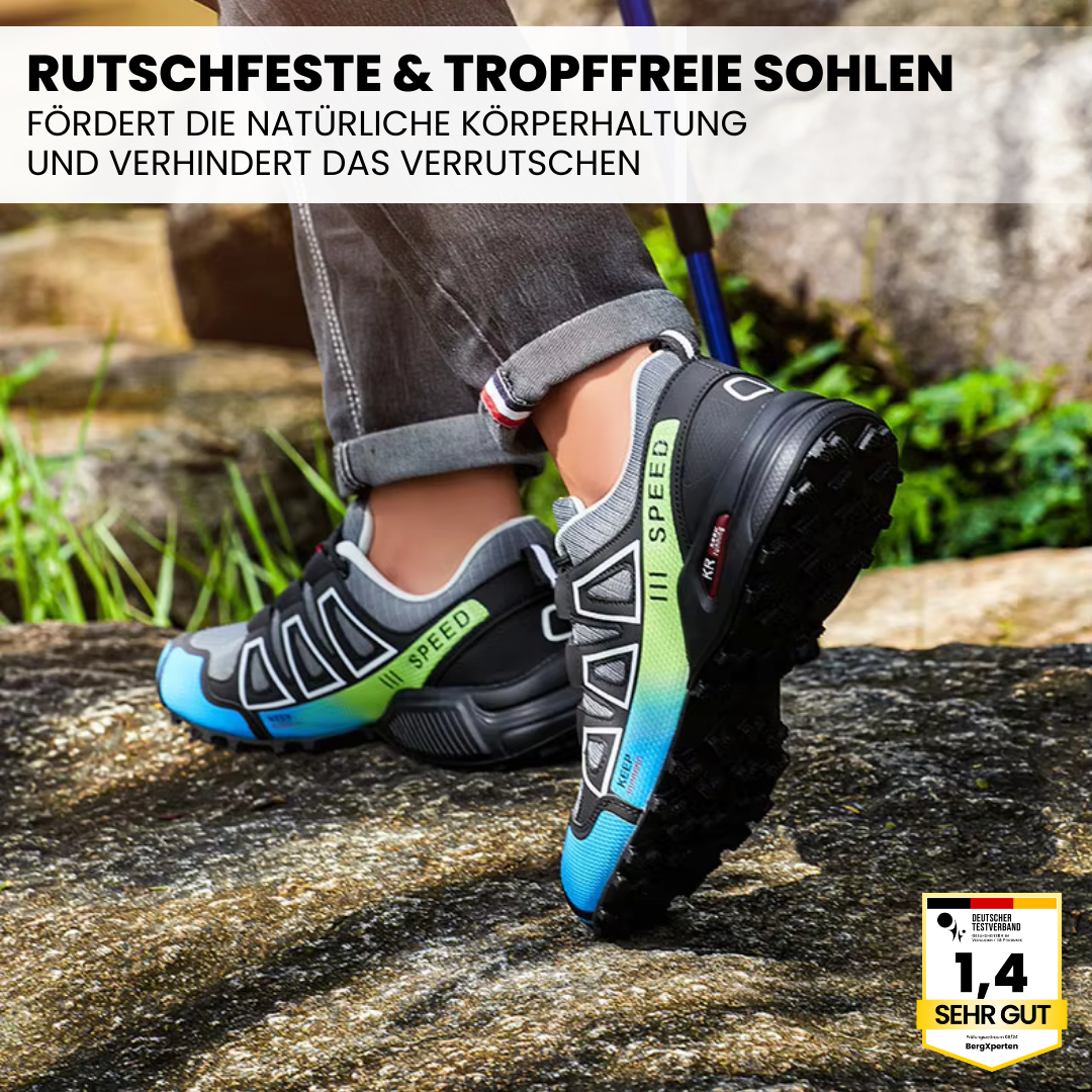 1+1 GRATIS| OrthoTrekking - Ergonomischer schmerzlindernder Trekking u.- Wanderschuh | Ergonomisches Design