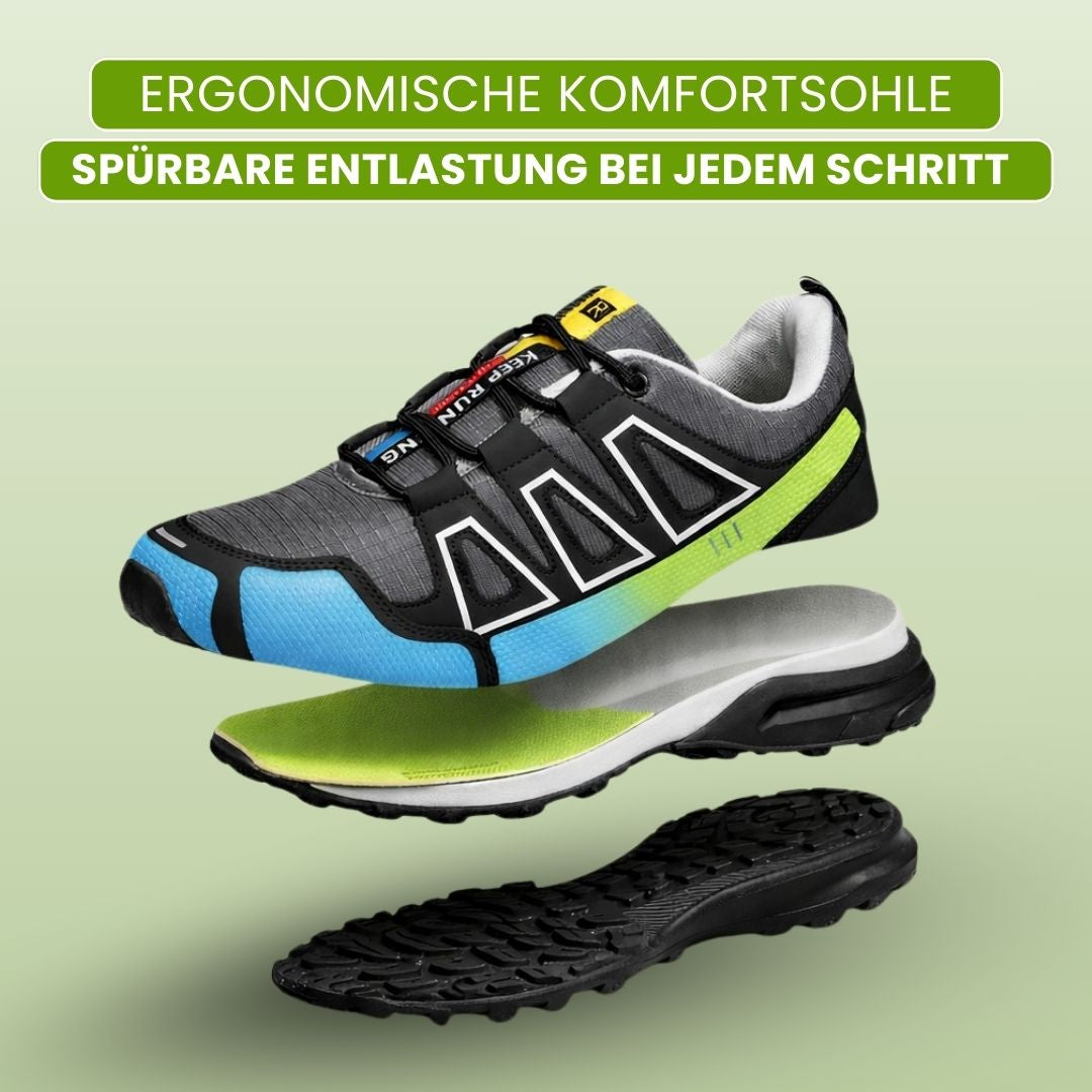 1+1 GRATIS| OrthoTrekking - Ergonomischer schmerzlindernder Trekking u.- Wanderschuh | Ergonomisches Design