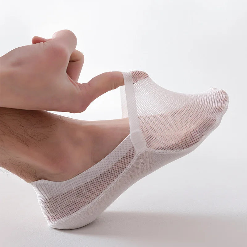 Unsichtbare atmungsaktive Anti-Rutsch-Socken