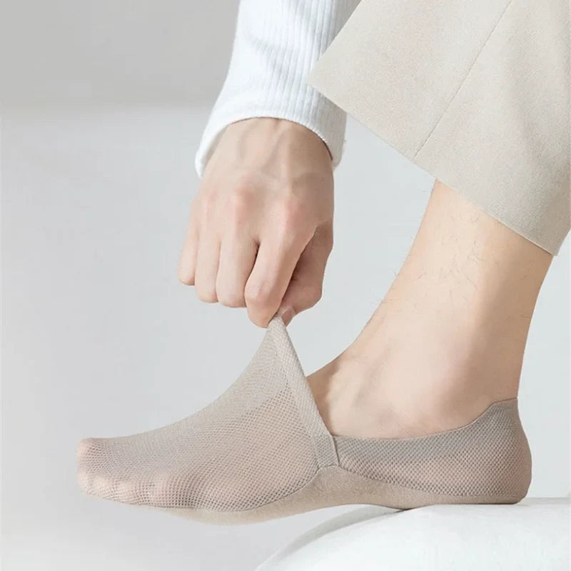 Unsichtbare atmungsaktive Anti-Rutsch-Socken