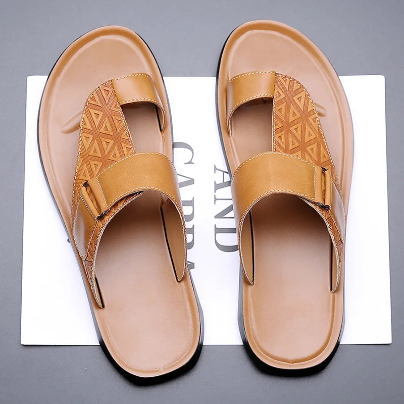 Ashmere Sandalen aus Leder